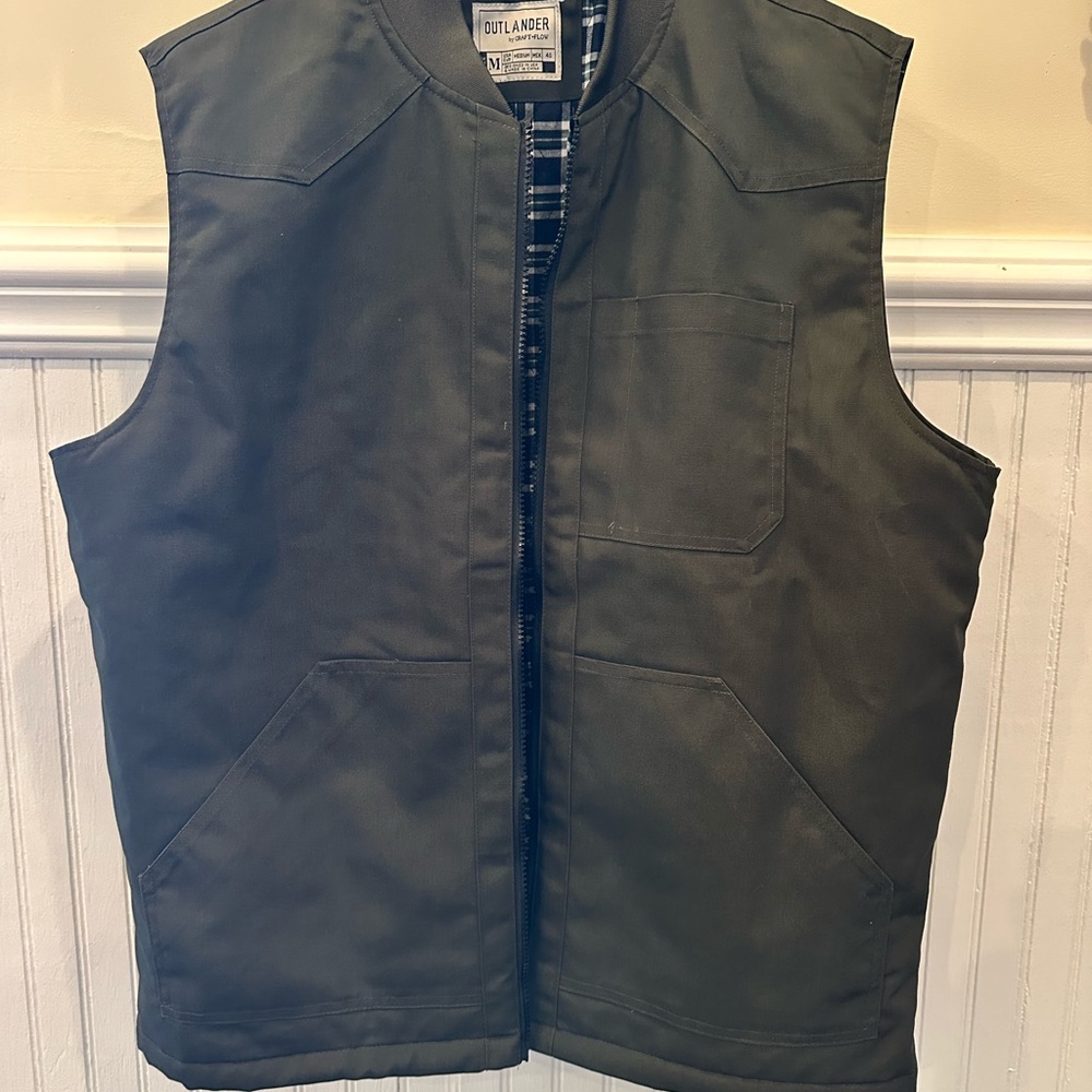 Men's Outlander by Craft & Flow Olive Vest